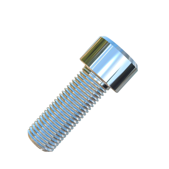 Titanium 3/8-24 X 1 UNF Socket Head Allied Titanium Machine Screw with 3A Threads